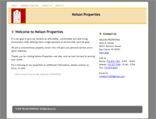 Tablet Screenshot of mnelsonproperties.com